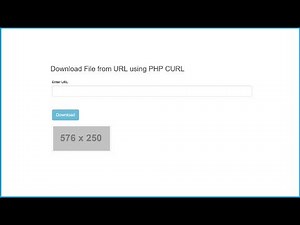 PHP cURL for Downloading File From Url