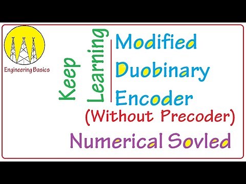 Modified Duobinary Encoder without Precoder Numerical Lecture 4 Continue||Digital Communication