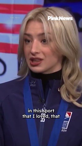 Amber Glenn makes history as first out LGBTQ+ woman in Olympic figure skating, speaks out on LGBTQ+ rights