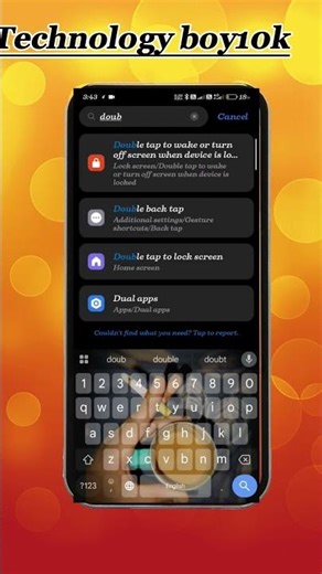 how to double tap to screen on and off |double tap screen on off #smartphone #mobile #tech #shorts