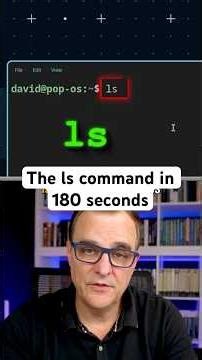 The ls command in 180 seconds