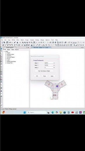 Perfect Way to Move Any Part of Your Model in ETABS