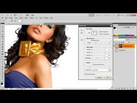 Background removal techniques in Photoshop CS5 Tutorial