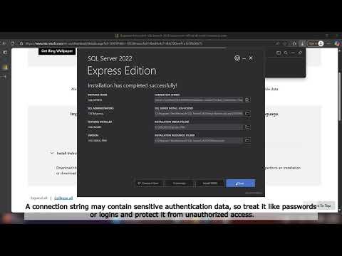 Install MS SQL Server Express step by step