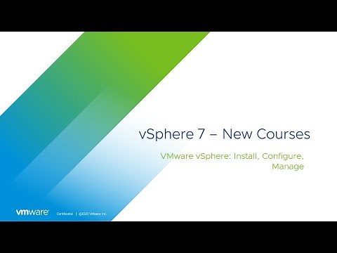 VMware vSphere: Install, Configure, Manage V7