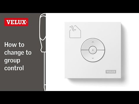 VELUX How to change wall switch KLI to a group control