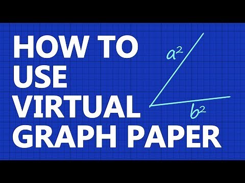 How to use virtual graph paper