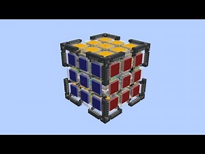 3x3 Redstone Rubik's Cube for Minecraft Java