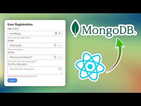 How to Save React Form Data to MongoDB Database | React JS Hook Form POST Submission to Backend API
