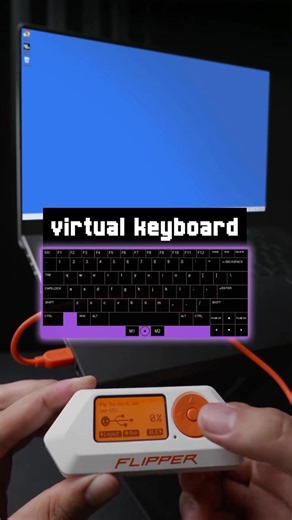 1.3K views · 15 reactions | BadUSB feature turns Flipper Zero into a virtual keyboard ⌨️ 烙 that can type with ultimate speed — it can enter commands, open apps, and execute scripts instantly. | Cybersecurity by CyberKid | Facebook