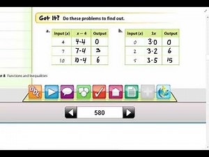 6th Grade Math Chapter 8 Lesson 1: Function Tables