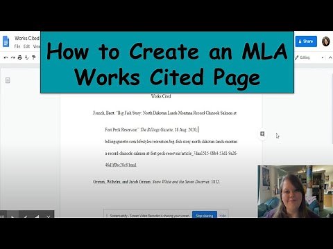 How to Create an MLA Works Cited Page
