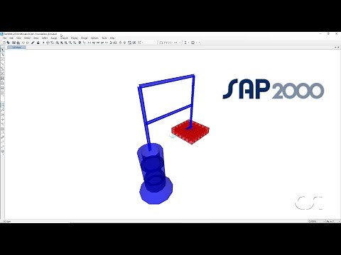 SAP2000 - 35 Foundation Modeling: Watch & Learn