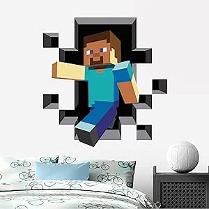 Custom Gaming Wall Decal – Personalized Name Gamer Room Decor, Removable Vinyl Wall Sticker (Boy & Girl)