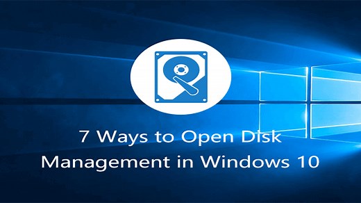 7 Ways to Access Disk Management in Windows 10