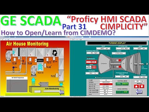 GE software "Proficy HMI SCADA CIMPLICITY" how to open/learn from CIMDEMO
