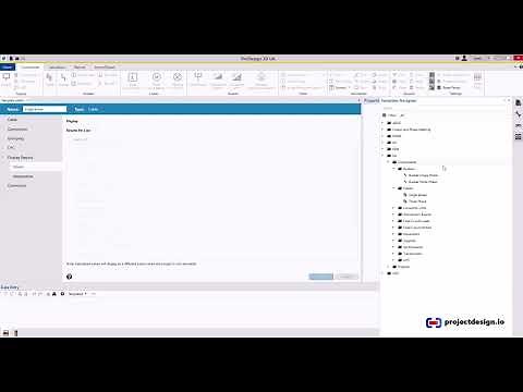 PD 01 02 03 Template set up Component Cables