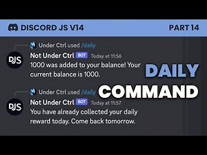 Daily Command (Discord.js v14) - Read pinned comment