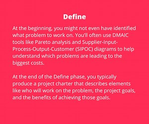 DMAIC - A Beginner's Guide to DMAIC Processes & Tools