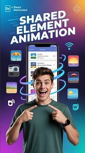 React Native Shared Element Animation | Smooth Transitions with Reanimated #animation #react-native