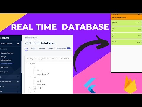 real time database firebase flutter || fetch Data From Firebase Realtime Database