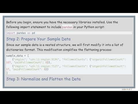 How to Flatten a Numpy Array with Python