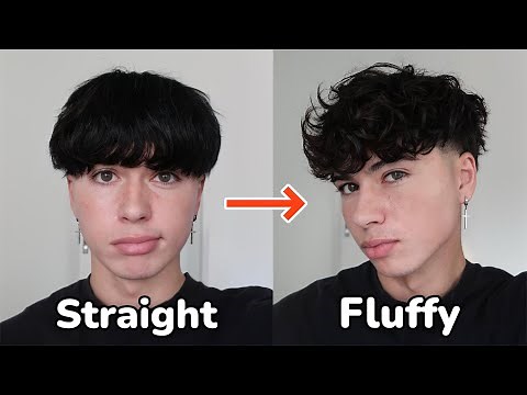 how I style my hair - fluffy fringe