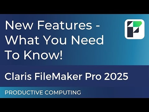 Claris FileMaker Pro 2025 New Features - Explore AI with FREE Sample Files