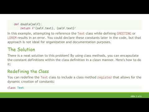 How to Use Class Constants in Python Effectively