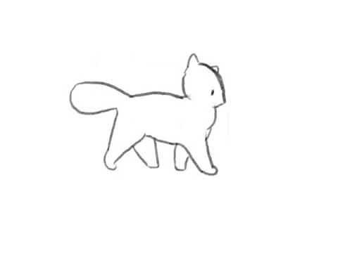 walking cat animation