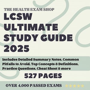 Ultimate LCSW Study Guide With Comprehensive Detailed Notes, Mock Exam & Case Based Questions - Etsy