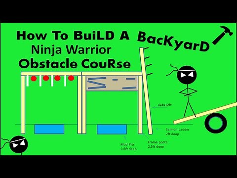 How to Build a Ninja Warrior Obstacle Course! DIY