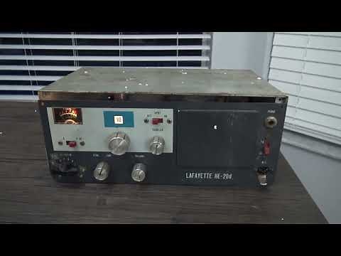 Vintage Lafayette HE-20d CB Radio, circa 1966!!
