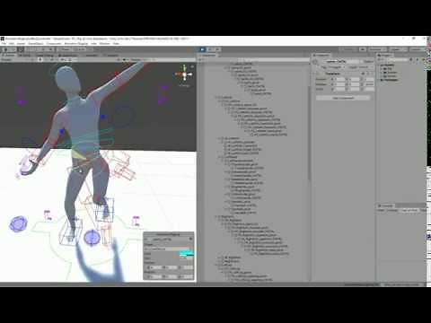 Full body controller rig with Unity's Animation Rigging