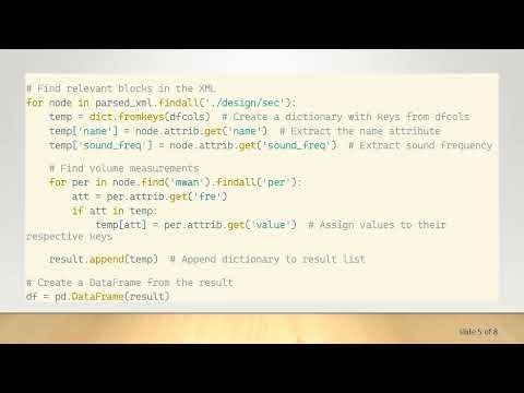 Extracting XML Elements to Pandas DataFrame
