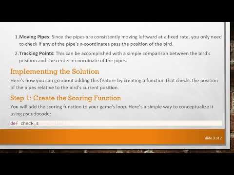 How to Improve Your Flappy Bird Score Mechanism in Pygame