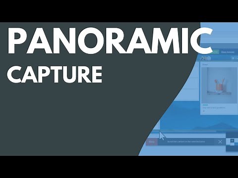 Snagit: Panoramic Capture