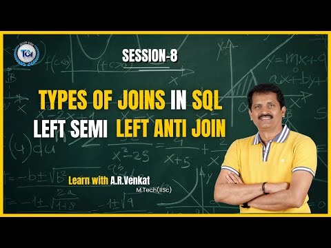 Types of Joins in SQL Left Semi Left Anti Join