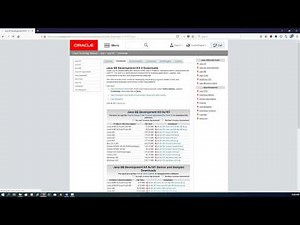 JavaFX Tutorial 1 - Download, Install and Configure JDK 8u181 on Windows 10 x64