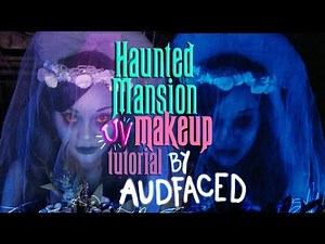 Haunted Mansion Bride | UV Makeup Tutorial | AUDFACED