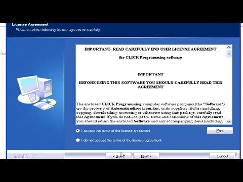 CLICK PLC - How to Install the Programming Software (Part 1) from AutomationDirect