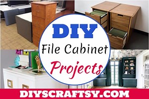 28 DIY File Cabinet Projects You Can Build