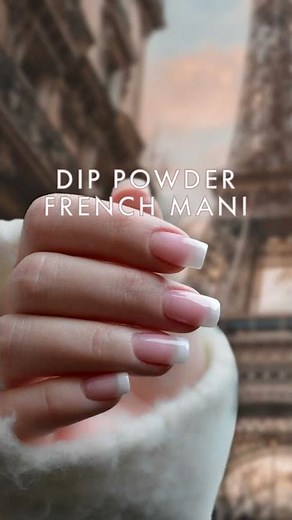 DIP POWDER FRENCH MANI TUTORIAL - SUPER EASY 🤫