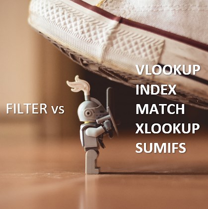FILTER vs VLOOKUP, INDEX/MATCH, XLOOKUP, SUMIFS - Excel University
