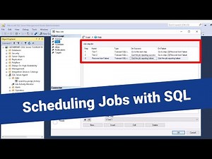 Scheduling Jobs with SQL Agent -- especially for MIM 2016