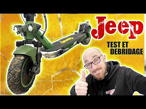 trottinette électrique JEEP Adventurer 2XE ! et oui même les grandes marques sortent leurs trott !