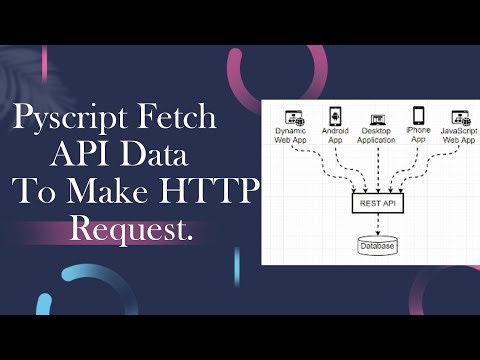 Python Pyscript: Fetch API Data and Make HTTP Requests with Ease.