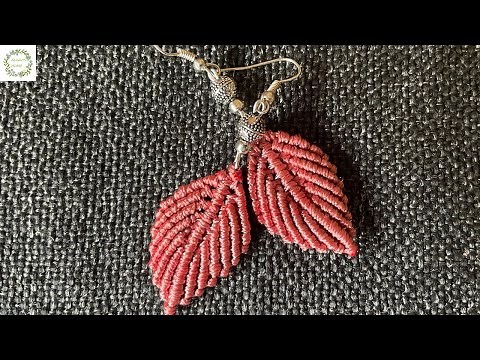 Macrame earrings for beginners step by step | Easy macrame tutorial | Boho earrings | DIY