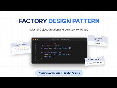 🚀 Factory Design Pattern (Simple Factory) | LLD Interview Preparation 🔥
