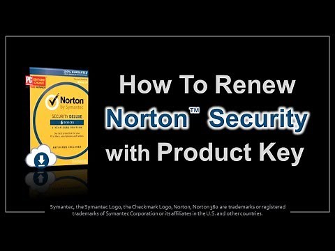 How to Renew Norton Security with Product Key